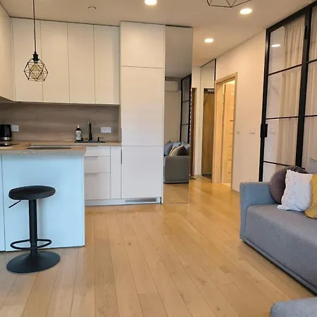 Modern Urban Retreat Free Private Parking & Balcony * Vilnius