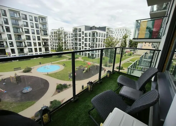 Modern Urban Retreat & Private Parking Vilnius